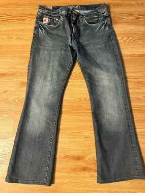 Parasuco Men's Dark Blue Bootcut Jeans 33